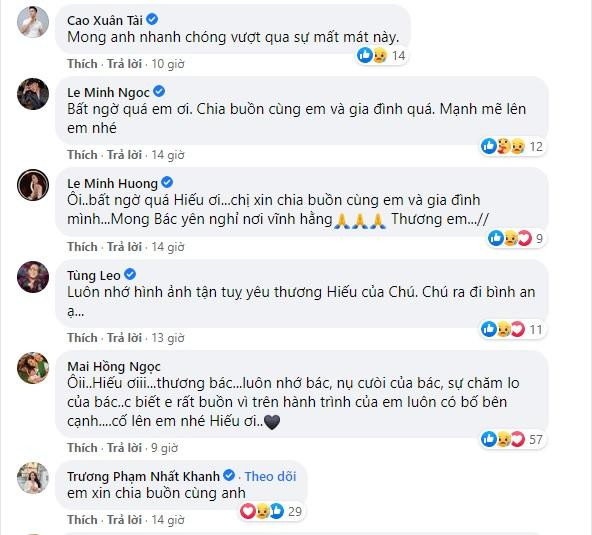 Loạt sao Việt chia buồn, động viên Trọng Hiếu. Loạt sao Việt chia buồn, động viên Trọng Hiếu.