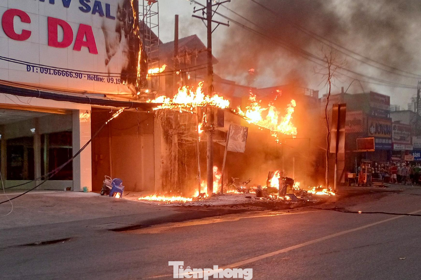 Hiện trường vụ cháy