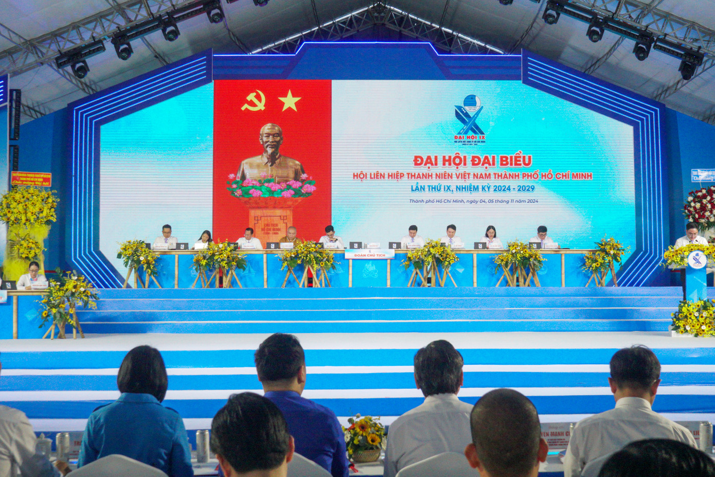 Đại hội Đại biểu Hội LHTN TP. HCM lần thứ IX (nhiệm kỳ 2024 – 2029) bước vào phiên làm việc đầu tiên.