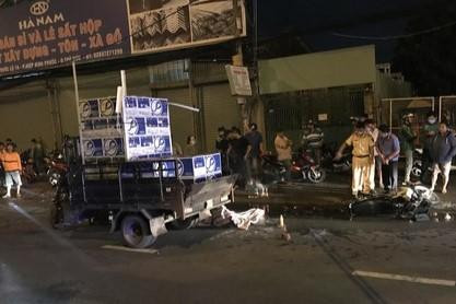 Vụ tai nạn vào khuya ngày 29/9/2020 làm một người chết (Ảnh: Báo công an TPHCM) Vụ tai nạn vào khuya ngày 29/9/2020 làm một người chết (Ảnh: Báo công an TPHCM)