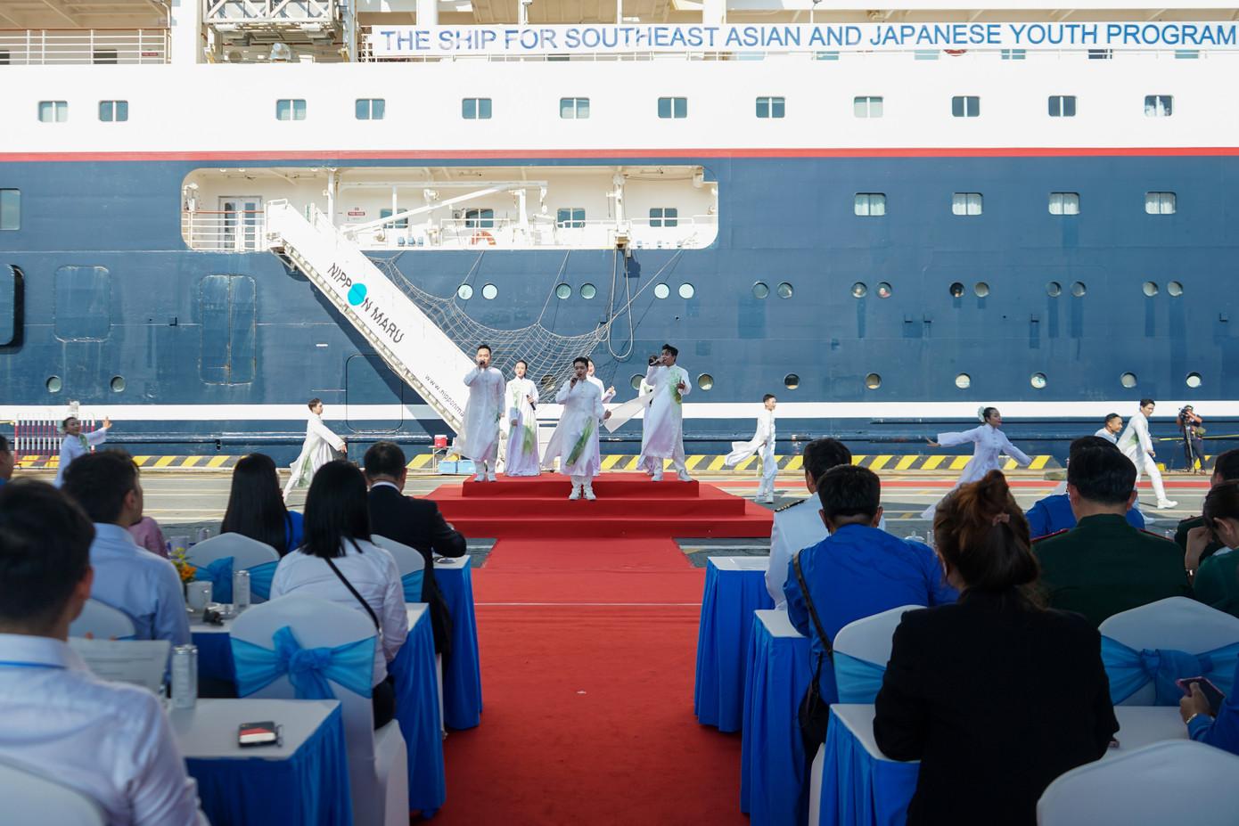 Ngày 14/11, tại Tân cảng Hiệp Phước (huyện Nhà Bè, TP. HCM), đã diễn ra Lễ đón Tàu Thanh niên Đông Nam Á - Nhật Bản (SSEAYP) lần thứ 48, năm 2024.