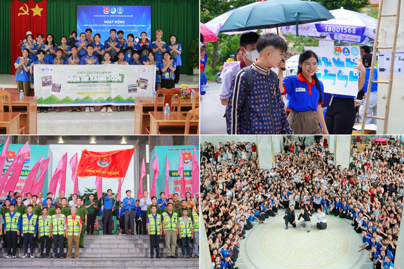 Một số hoạt động của Đoàn trường ĐH Văn Hiến trong nhiệm kỳ vừa qua.