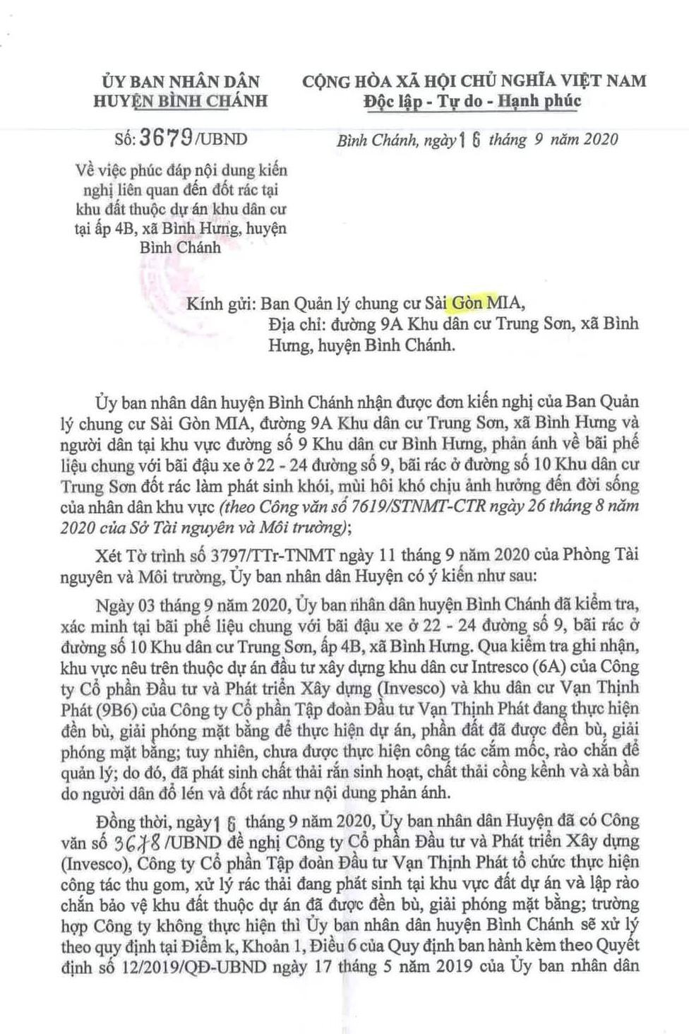 Huyện Bình Chánh ra văn bản chỉ đạo dù đã 2 năm, thế nhưng tình trạng trên đến nay vẫn chưa thuyên giảm Huyện Bình Chánh ra văn bản chỉ đạo dù đã 2 năm, thế nhưng tình trạng trên đến nay vẫn chưa thuyên giảm