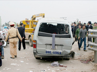 Hiện trường vụ tai nạn