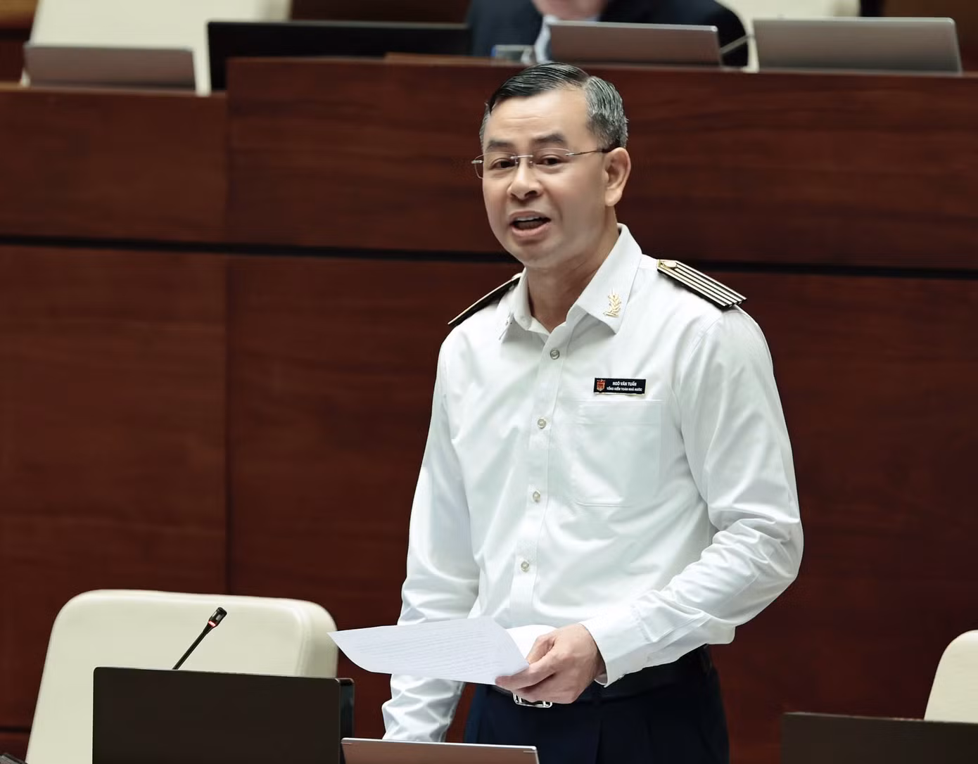 Tổng Kiểm toán Nhà nước Ngô Văn Tuấn. Ảnh: Như Ý