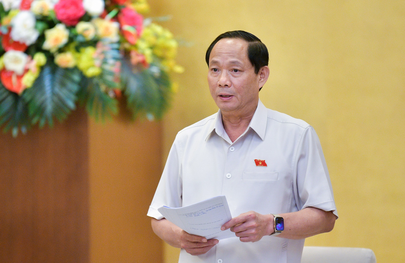 Phó Chủ tịch Quốc hội Trần Quang Phương.