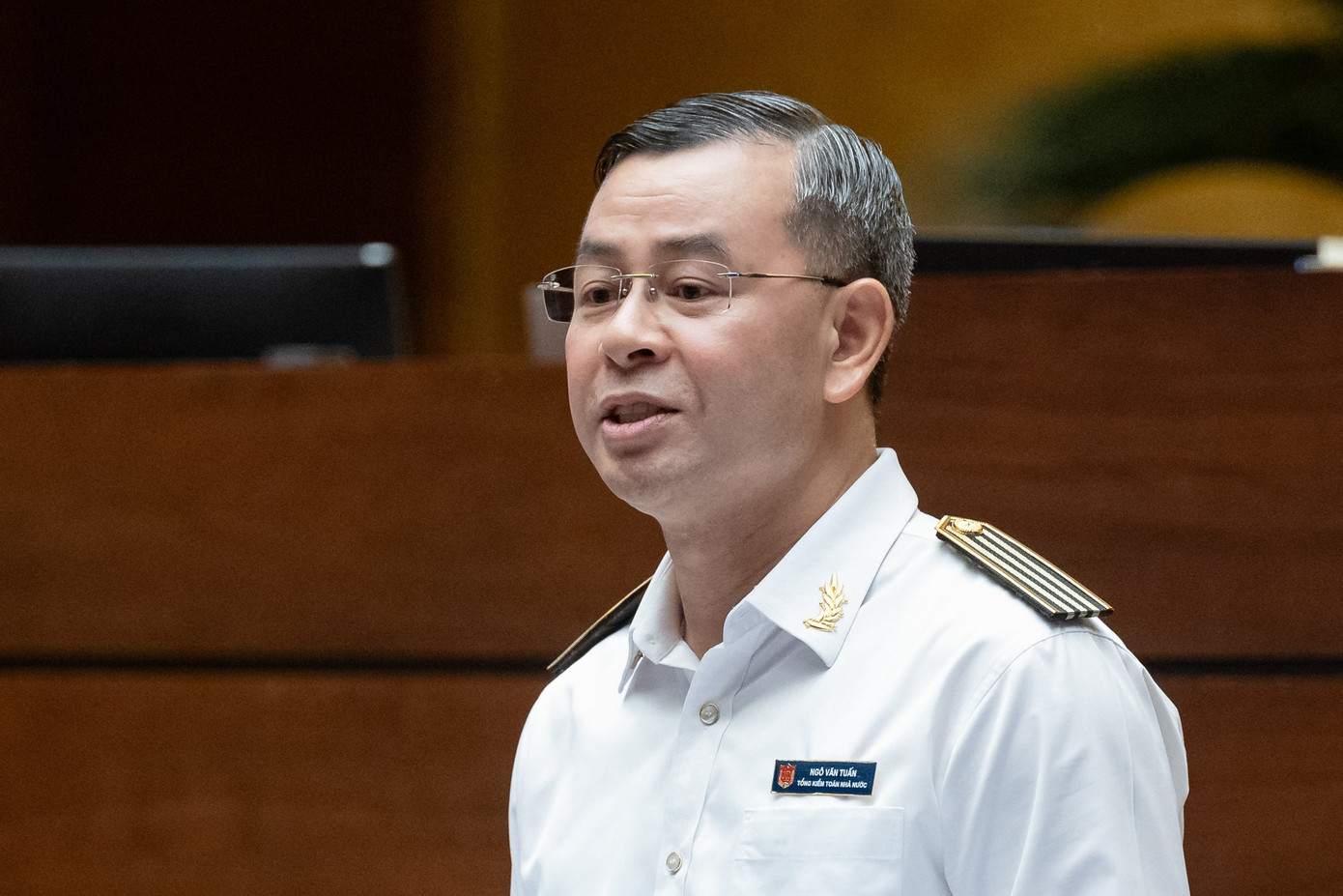 Tổng Kiểm toán Nhà nước Ngô Văn Tuấn. Ảnh Như Ý Tổng Kiểm toán Nhà nước Ngô Văn Tuấn. Ảnh Như Ý