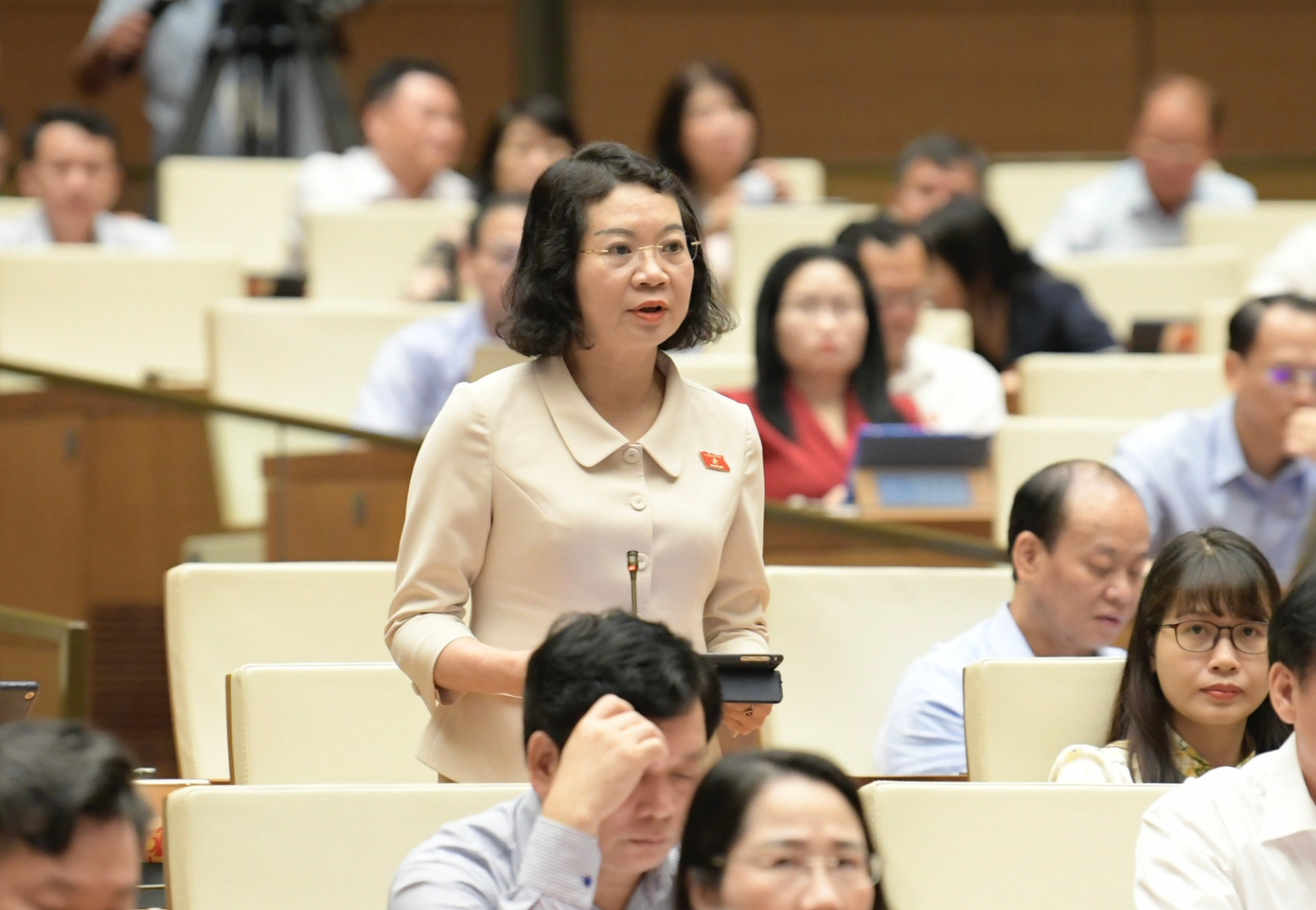 Đại biểu Mai Thị Phương Hoa. Ảnh Như Ý Đại biểu Mai Thị Phương Hoa. Ảnh Như Ý