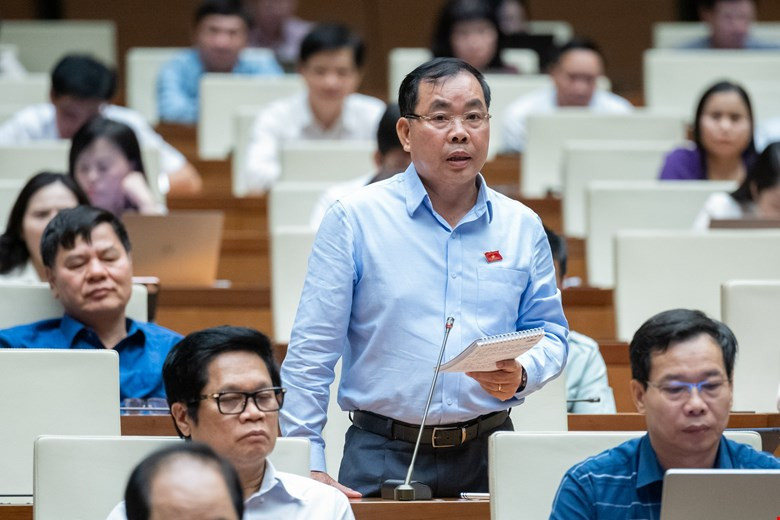 Đại biểu Nguyễn Quang Huân (đoàn Bình Dương).