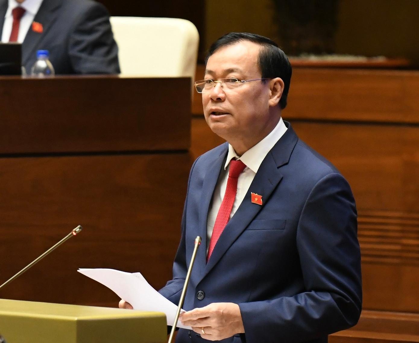 Chủ nhiệm Ủy ban Quốc phòng và An ninh Lê Tấn Tới. (Ảnh: Như Ý)