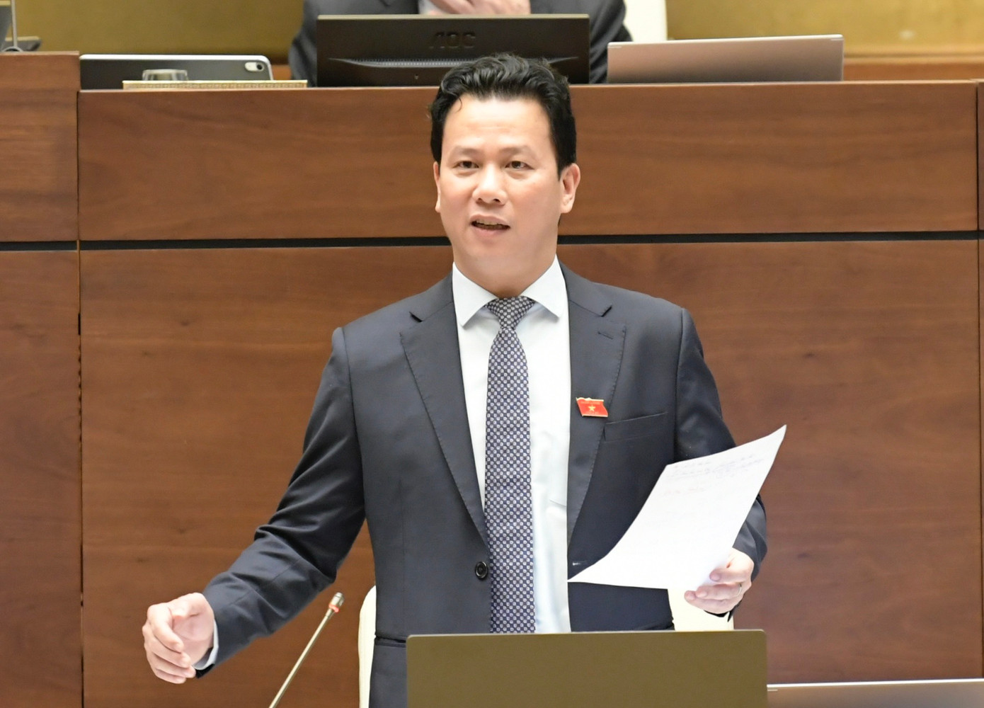 Bộ trưởng TN&amp;MT Đặng Quốc Khánh. Ảnh: Như Ý