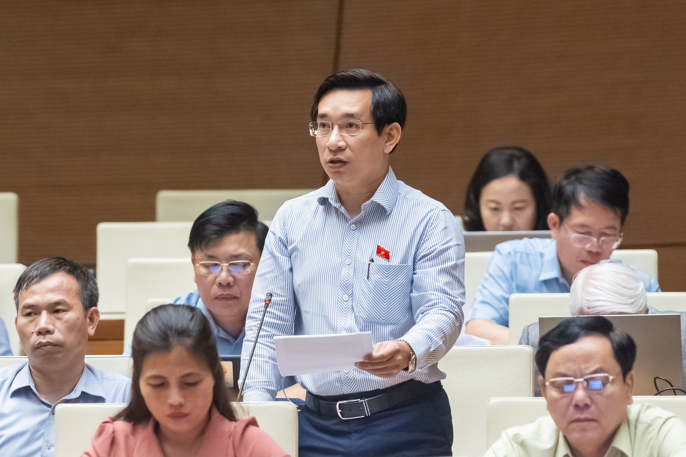 Đại biểu Nguyễn Văn Cảnh (đoàn Bình Định). Ảnh: Như Ý Đại biểu Nguyễn Văn Cảnh (đoàn Bình Định). Ảnh: Như Ý