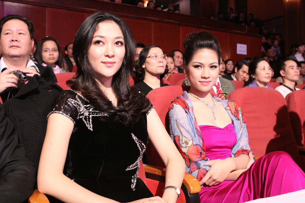 Hoa hậu Việt Nam Nguyễn Thị Huyền là thành viên trong ban giám khảo cuộc thi. Ảnh: Quang Minh