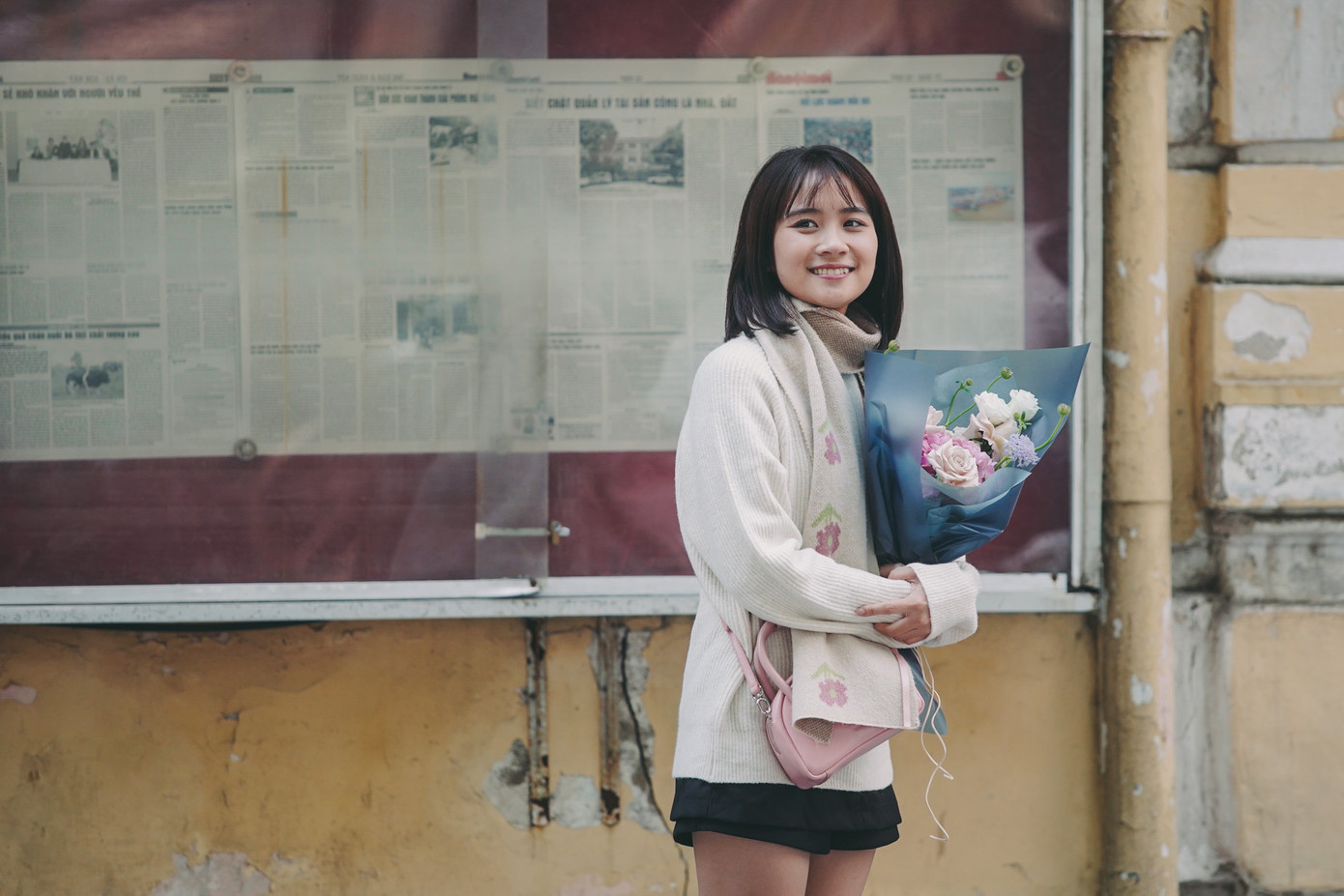 Tòa soạn báo Hà Nội Mới là một trong rất ít các tòa nhà còn giữ nguyên được nét độc đáo phong cách kiến trúc kiểu Pháp cũ.