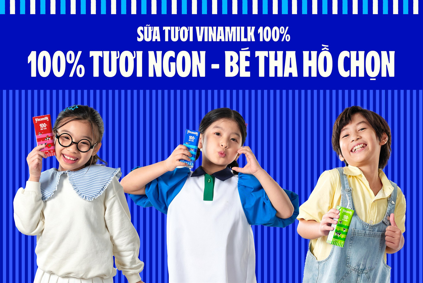 Chiến dịch truyền thông “Sữa tươi Vinamilk 100% - Vắt mỗi ngày, tươi mỗi ngày” theo nhận diện mới. Cuộc thi song ca mẹ và bé “Tươi mỗi ngày” trên nền tảng Tik Tok với gần 37 triệu lượt view