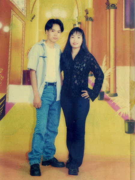 Chị Nguyễn Thị Phương và anh Chín. Chị Nguyễn Thị Phương và anh Chín