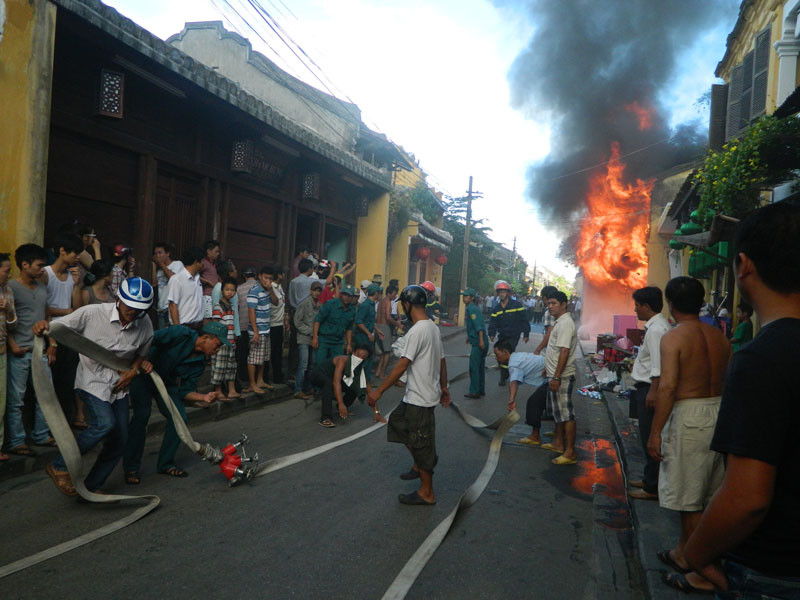 Hiện trường lúc 8h15 phút