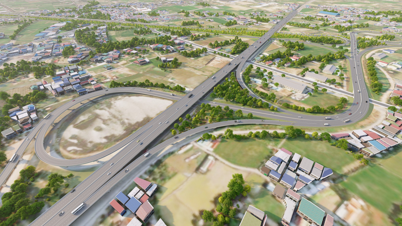 Nút giao Vành đai 3 - cao tốc Bến Lức - Long Thành (tỉnh Đồng Nai). Giai đoạn 1 sẽ xây dựng cầu chính trên vành đai 3 vượt cao tốc Bến Lức - Long Thành với quy mô 4 làn xe; 2 nhánh hoa thị kết nối từ cầu vượt vành đai 3 vào cao tốc Bến Lức - Long Thành...