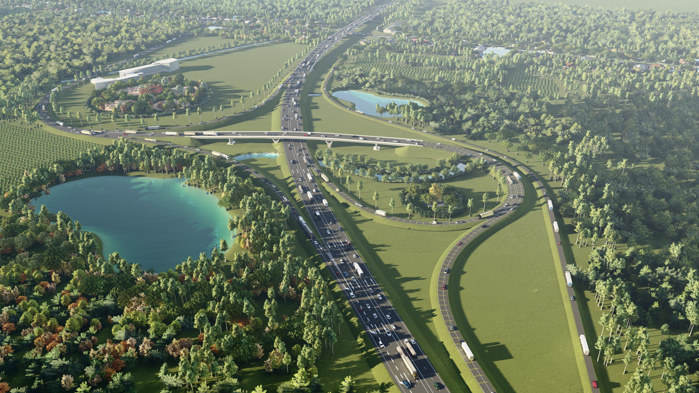 Nút giao Vành đai 3 - Tỉnh lộ 10 (TPHCM). Đây là tuyến kết nối vùng từ TPHCM, tỉnh Long An, kết nối vào các khu đô thị, khu công nghiệp Đức Hòa, Đức Huệ thuộc tỉnh Long An; khu công nghiệp Tân Tạo, Lê Minh Xuân, Vĩnh Lộc thuộc TPHCM. Giai đoạn 1 của dự án sẽ xây dựng hoàn chỉnh theo phương án nút giao dạng “Trumpet” gồm: Cầu vượt trên đường vành đai 3 qua Tỉnh lộ 10; xây dựng các nhánh kết nối từ vành đai 3 vào Tỉnh lộ 10, trong đó bao gồm 1 cầu vượt trên nhánh kết nối vượt qua tuyến vành đai 3.