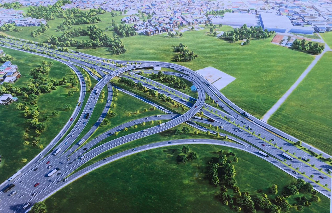 Nút giao Vành đai 3 - Bình Chuẩn (tỉnh Bình Dương). Đây là vị trí kết nối giữa vành đai 3 và trục chính đô thị Mỹ Phước - Tân Vạn (Bình Dương), kết nối với các tỉnh Bình Dương, Bình Phước và các tỉnh Tây Nguyên. Giai đoạn 1 sẽ xây dựng 2 nhánh cầu vượt rẽ trái phù hợp với giai đoạn hoàn chỉnh kết nối vành đai 3 và đường Mỹ Phước - Tân Vạn; xây dựng 2 nhánh rẽ kết nối.