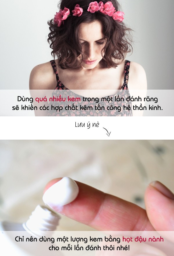 Dùng sai cách khiến kem đánh răng mất hết tác dụng