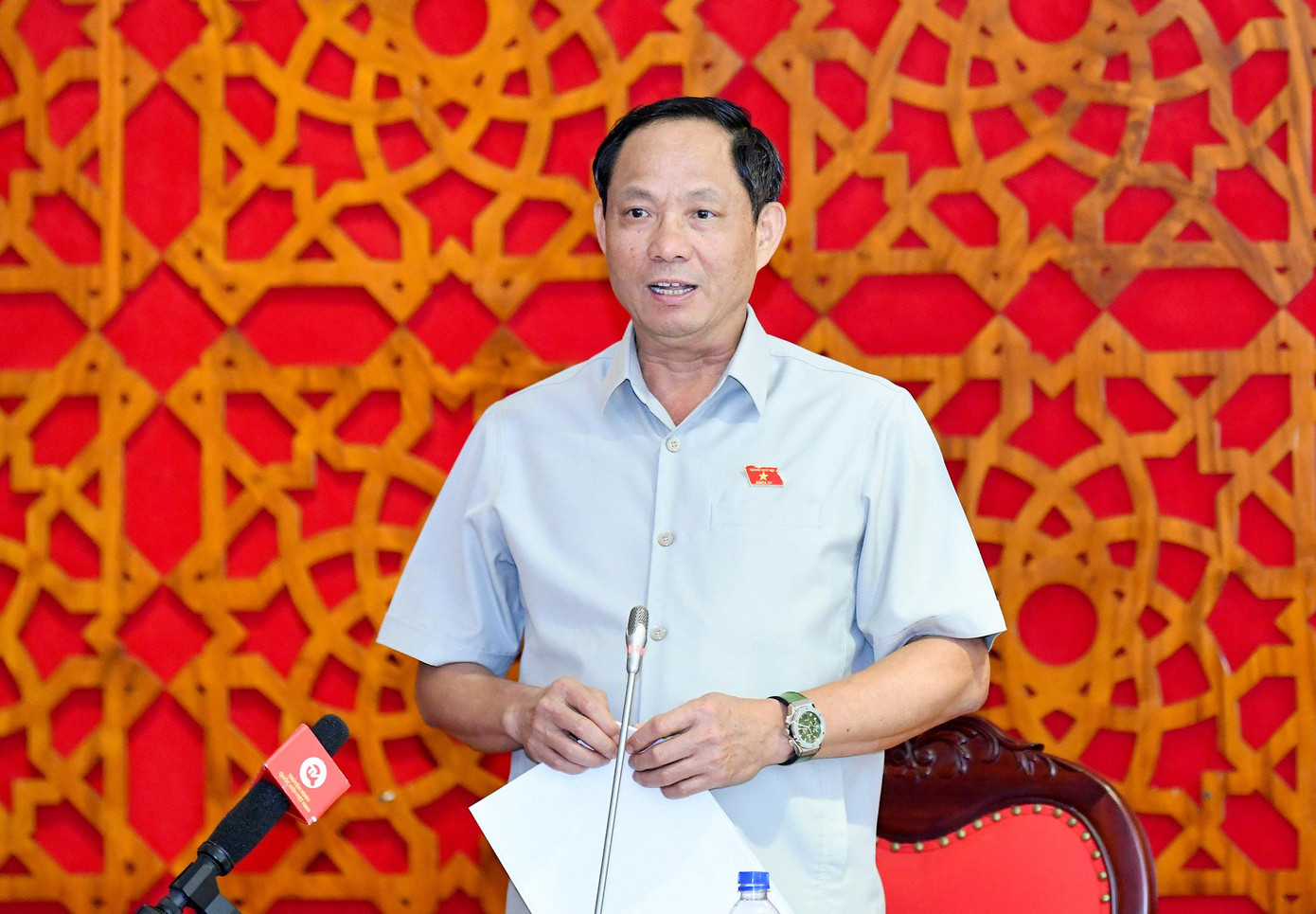 Thượng tướng Trần Quang Phương – Phó Chủ tịch Quốc hội, Trưởng Đoàn giám sát. Ảnh QH