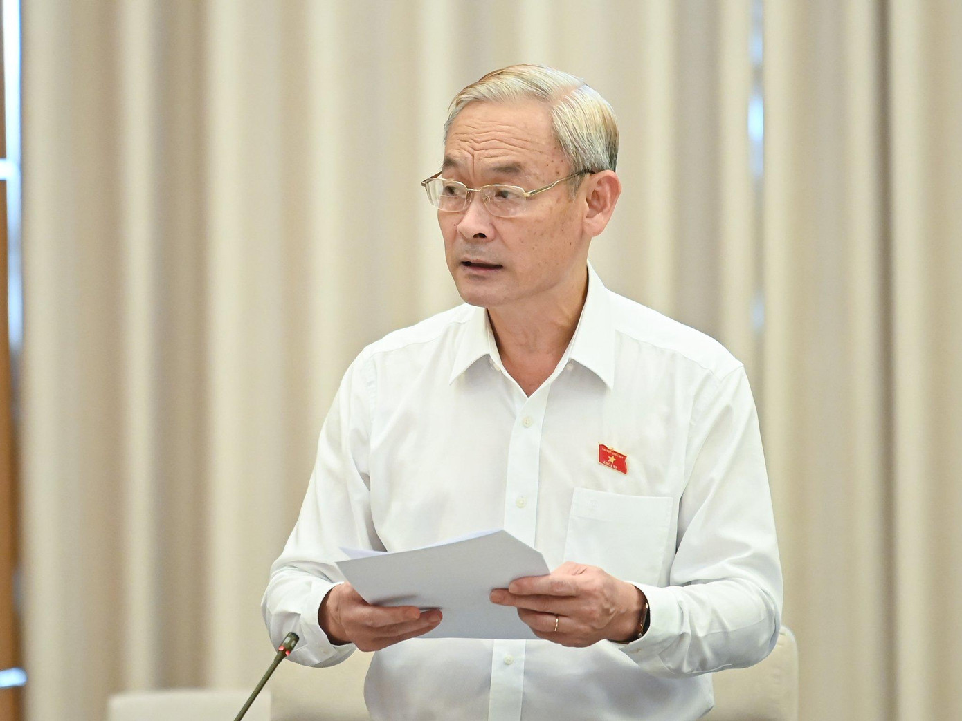 Chủ nhiệm Uỷ ban Tài chính - Ngân sách Nguyễn Phú Cường