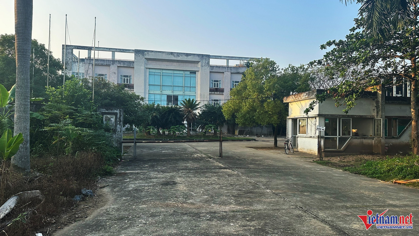 Khu vực cổng vào dự án. Ảnh: Đức Hoàng.