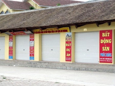 Sàn BĐS đóng cửa im lìm