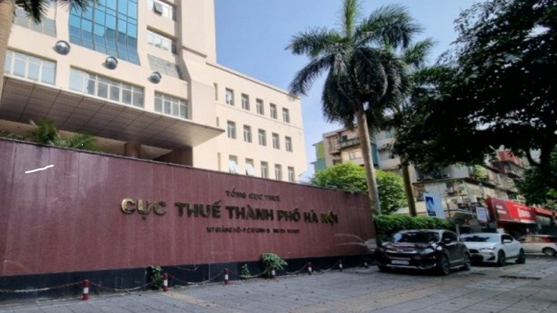 Cục thuế TP. Hà Nội.