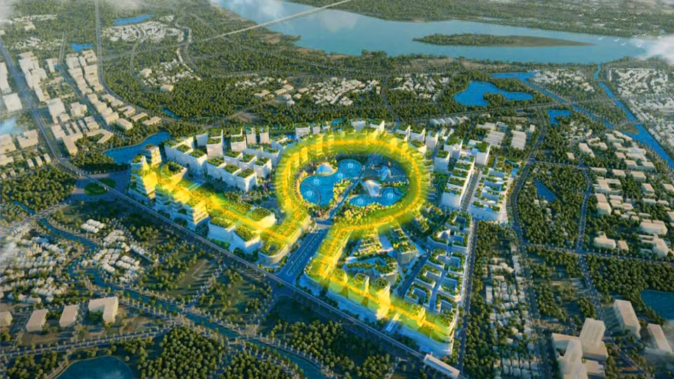 Phối cảnh 3D Dự án KCNC sinh học Hà Nội.