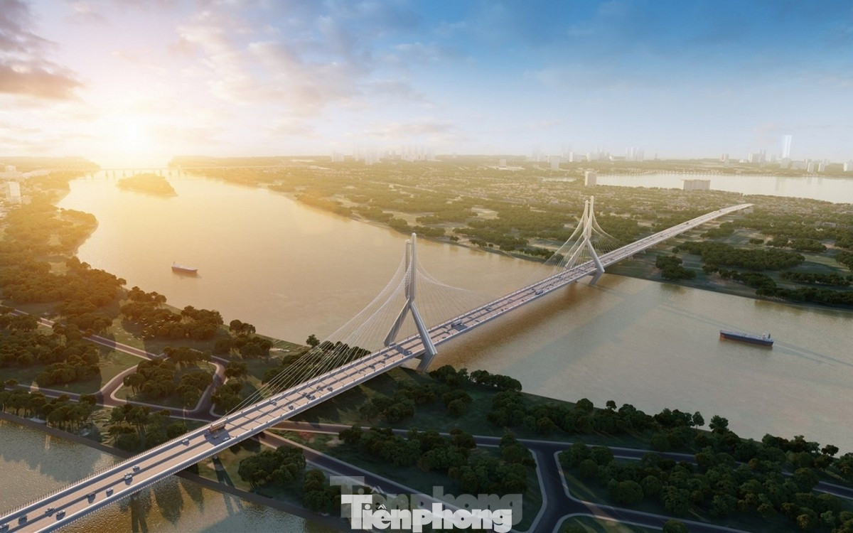 Mô hình 3D cầu Tứ Liên Mô hình 3D cầu Tứ Liên