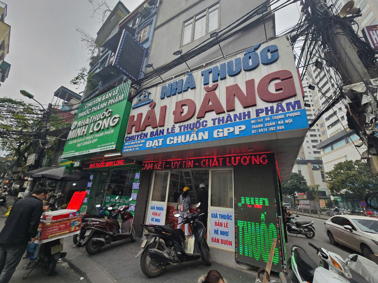 Nhà thuốc Hải Đăng, số 142 Vũ Trọng Phụng.