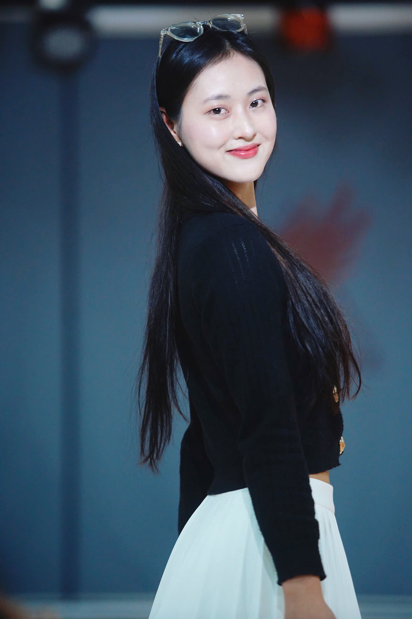 Hoàng Thị Tú Anh có nước da trắng mịn và nụ cười tươi.