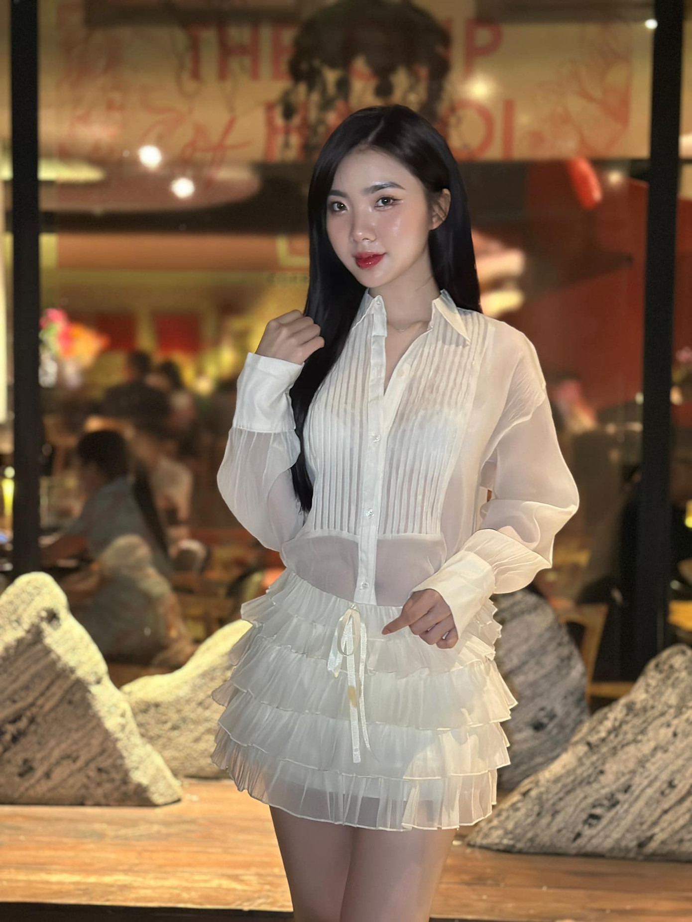 Hồng Hải cho biết ở vòng nhân trắc học, số đo của cô không thay đổi quá nhiều. Cô luôn chú trọng việc duy trì vóc dáng khỏe mạnh, cân đối thông qua chế độ ăn uống khoa học và luyện tập thể thao đều đặn.