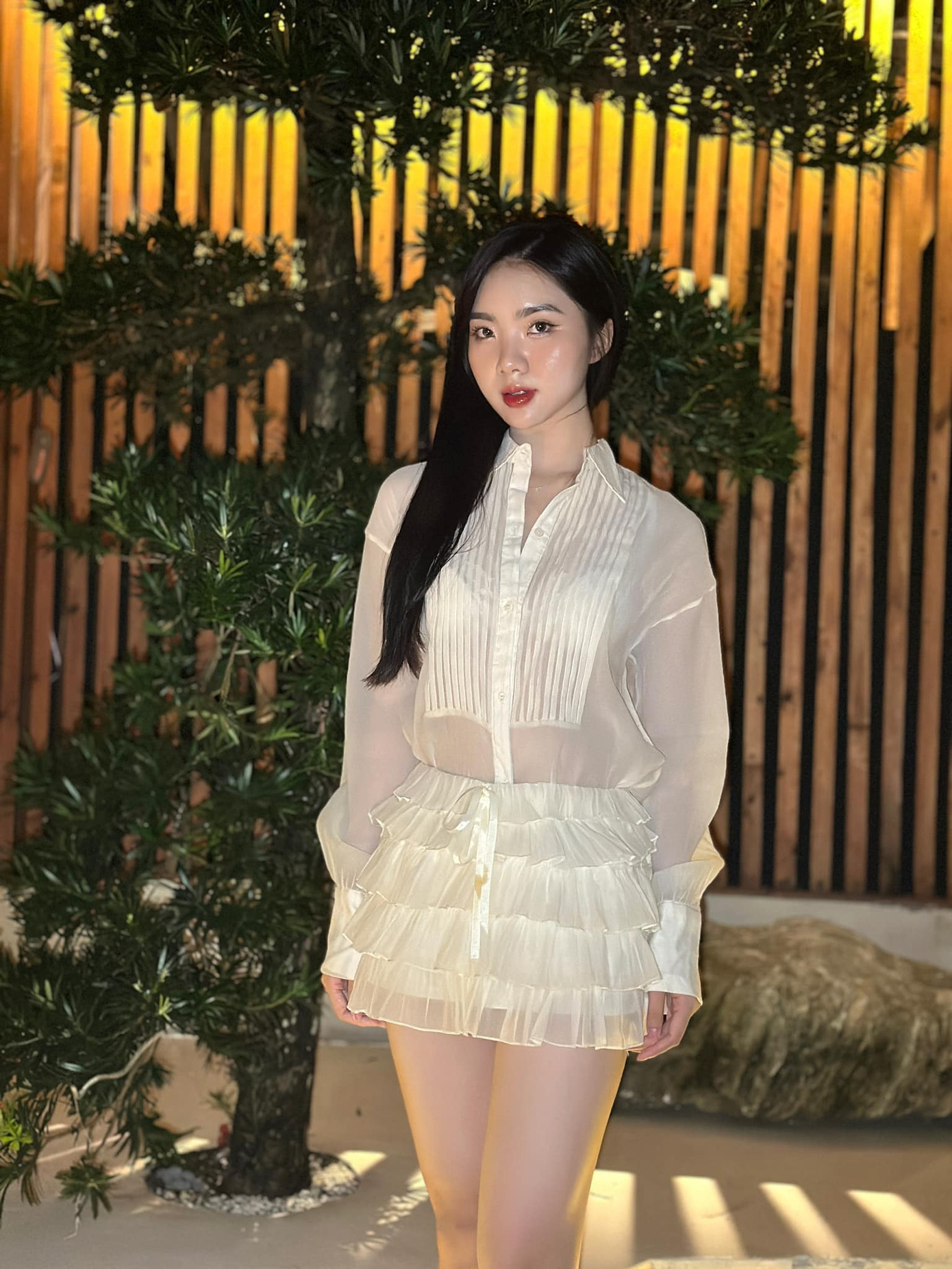 Hồng Hải cho biết ở vòng nhân trắc học, số đo của cô không thay đổi quá nhiều. Cô luôn chú trọng việc duy trì vóc dáng khỏe mạnh, cân đối thông qua chế độ ăn uống khoa học và luyện tập thể thao đều đặn.