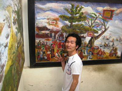 Lĩnh luôn khao khát có điều kiện để mở một cuộc triển lãm về những bức tranh thể hiện khát vọng vươn lên vượt qua nỗi đau bệnh tật