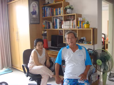 Gia đình ông Lê Cao Lương dọn về căn hộ nhỏ 45m2 tại chung cư Thái An 3, chấm dứt chuỗi ngày hơn 10 năm ở thuê. Ảnh: Đại Dương