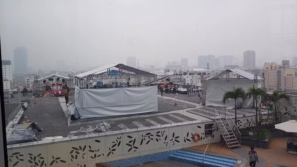 Đài Hàn Quốc MBC dựng trường quay trên nóc khách sạn Daewoo ‘gây bão’ ảnh 2