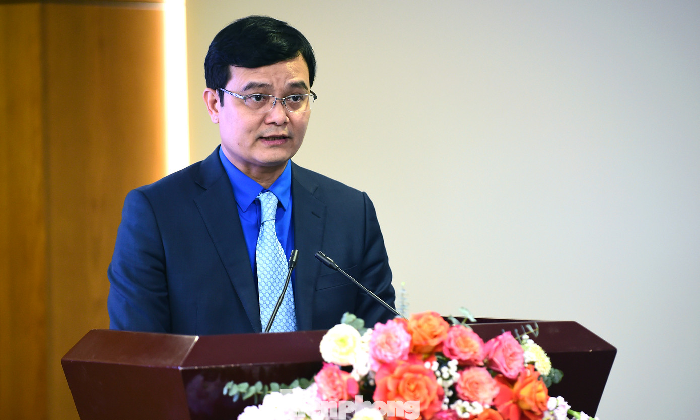 Anh Bùi Quang Huy phát biểu tại chương trình. Ảnh: Xuân Tùng