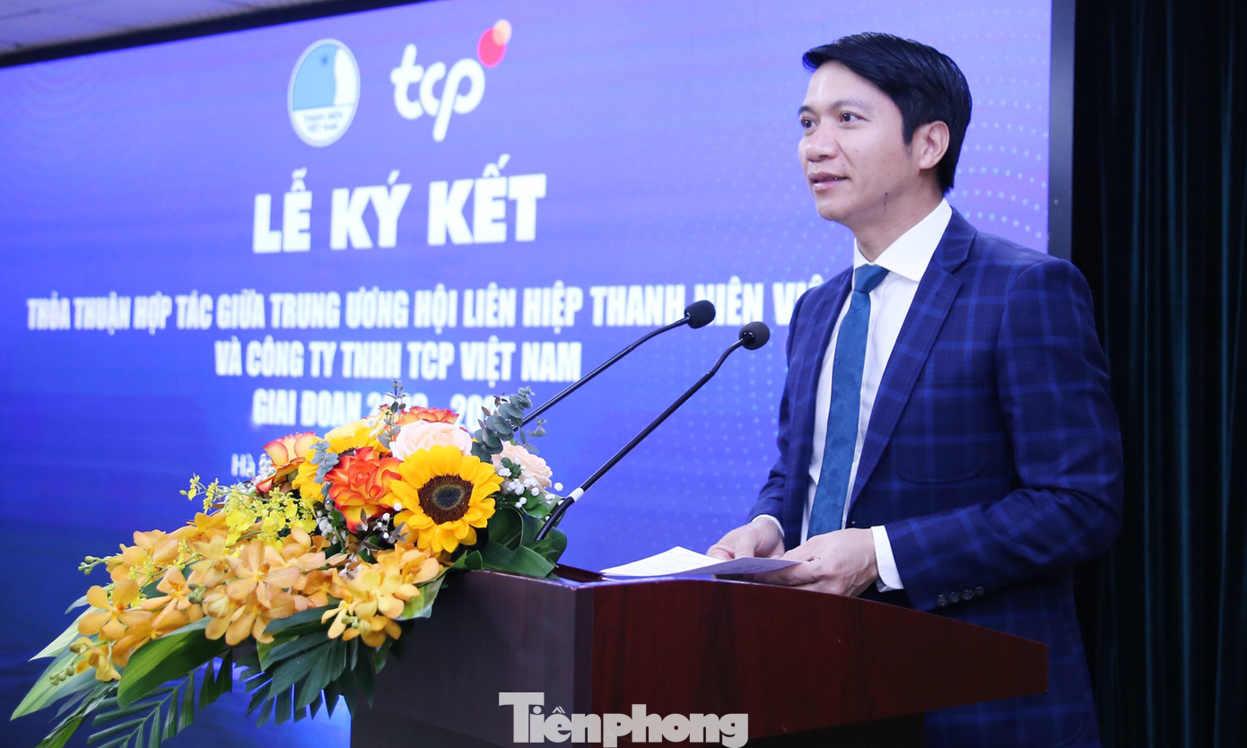 Anh Nguyễn Ngọc Lương phát biểu tại chương trình. Ảnh: Lâm Đăng Hải