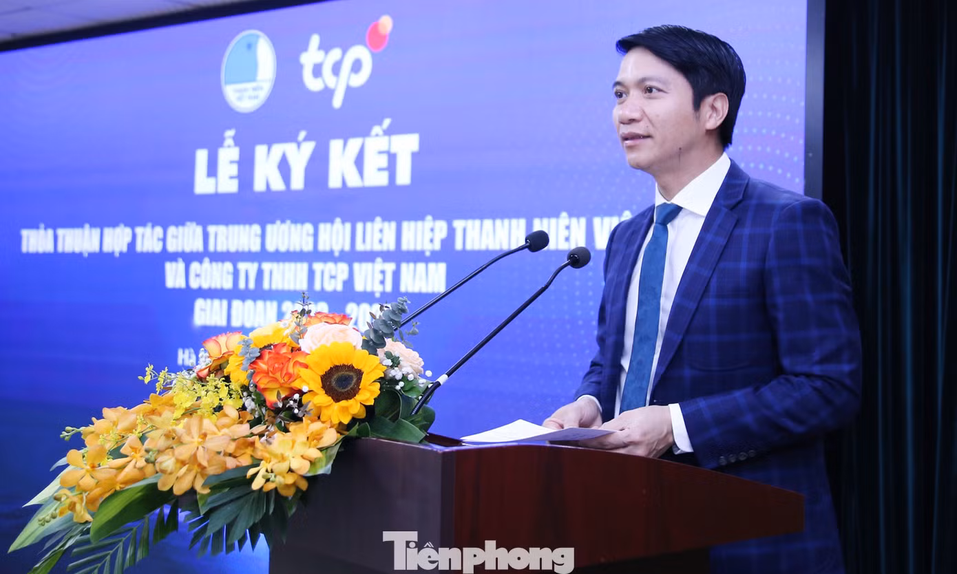 Anh Nguyễn Ngọc Lương phát biểu tại chương trình. Ảnh: Lâm Đăng Hải