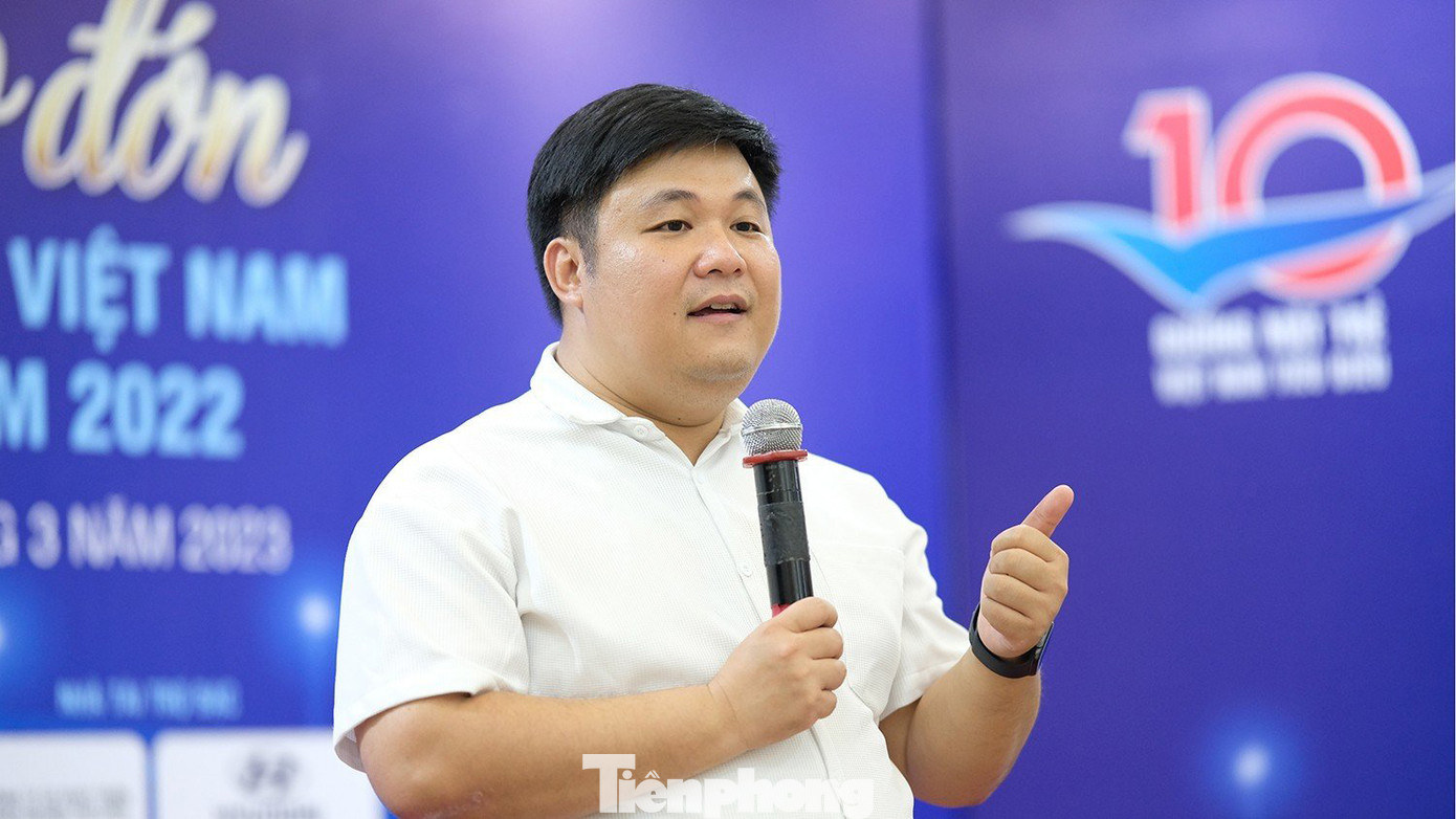 Anh Nguyễn Thái An phát biểu tại chương trình. Ảnh: Hoàng Mạnh Thắng Anh Nguyễn Thái An phát biểu tại chương trình. Ảnh: Hoàng Mạnh Thắng