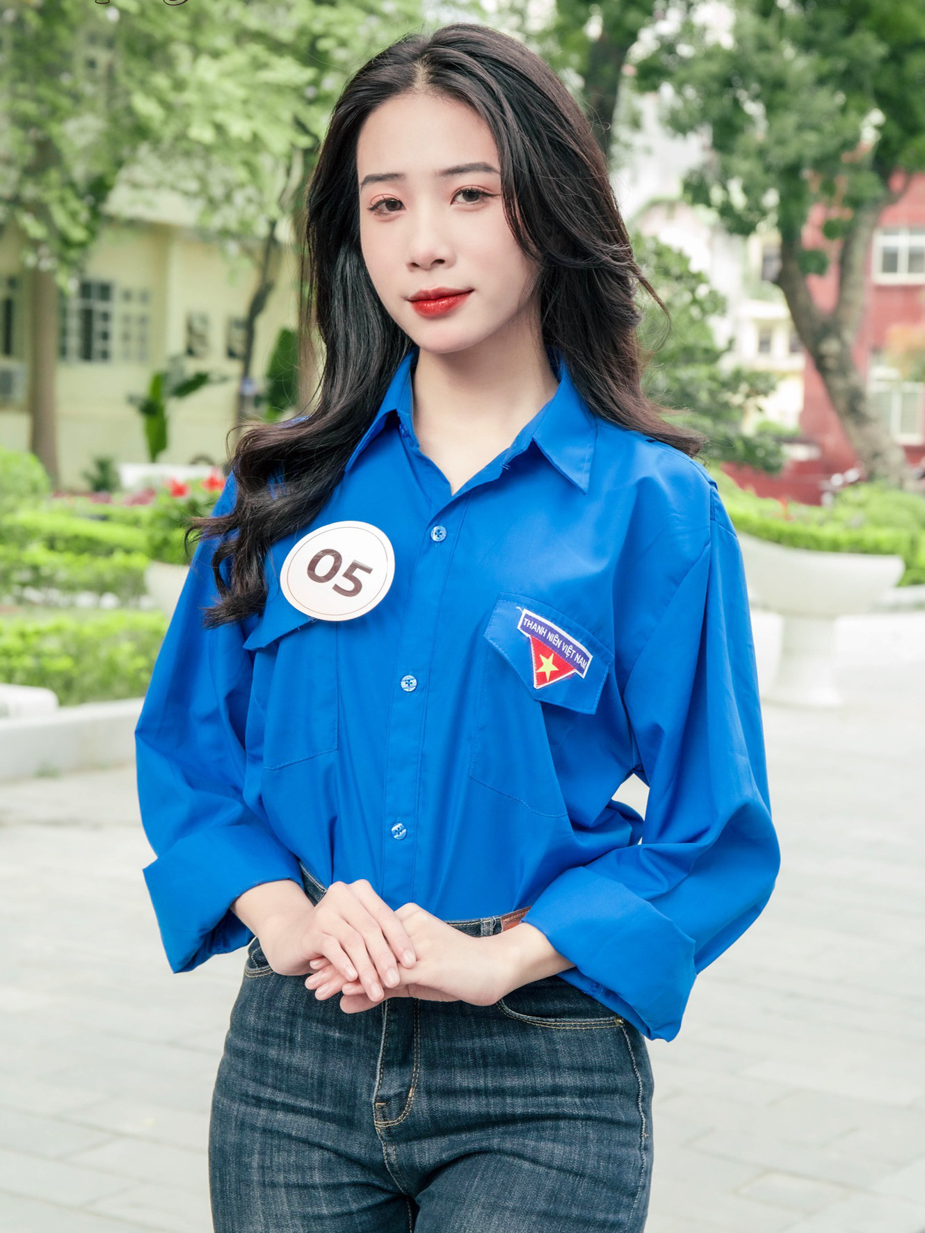 Thí sinh Vũ Thị Phương Dung (SBD 05) lớp Báo in K42