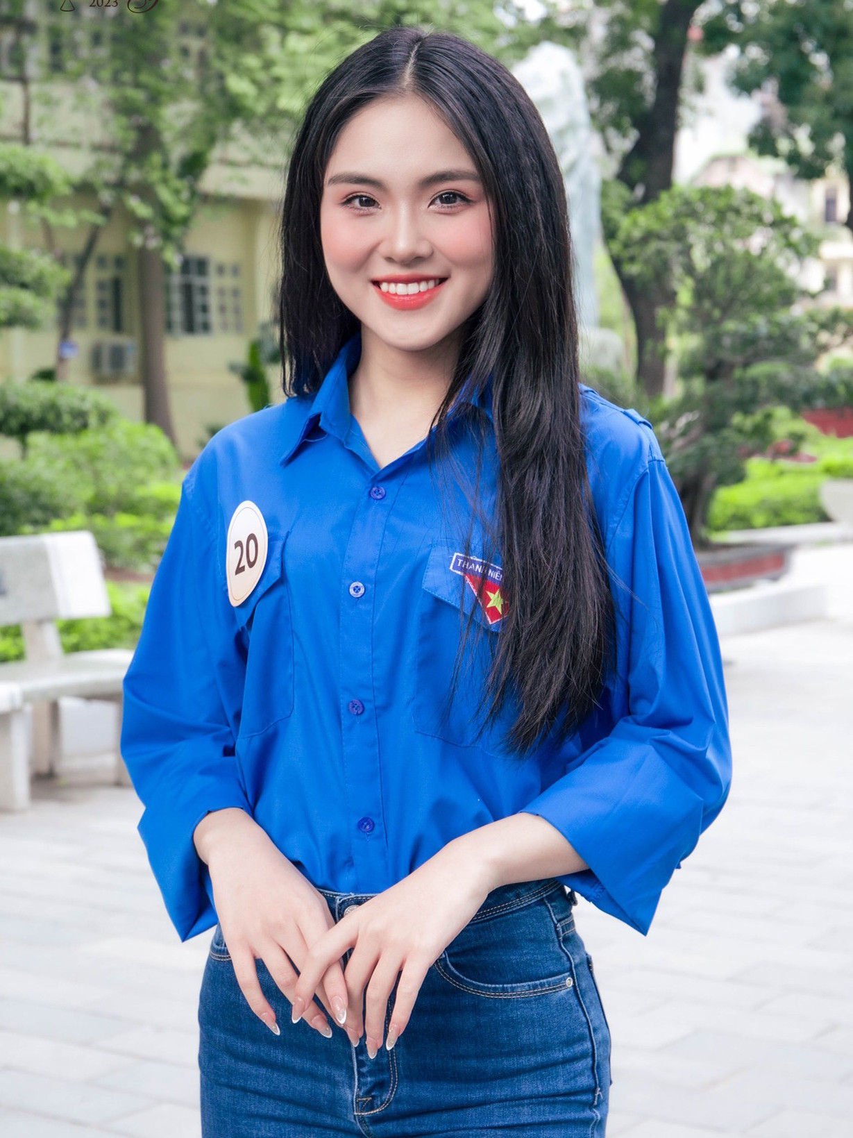 Thí sinh Đào Ngọc Hương Xuân (SBD 20) lớp Truyền thông đại chúng A2 K41.