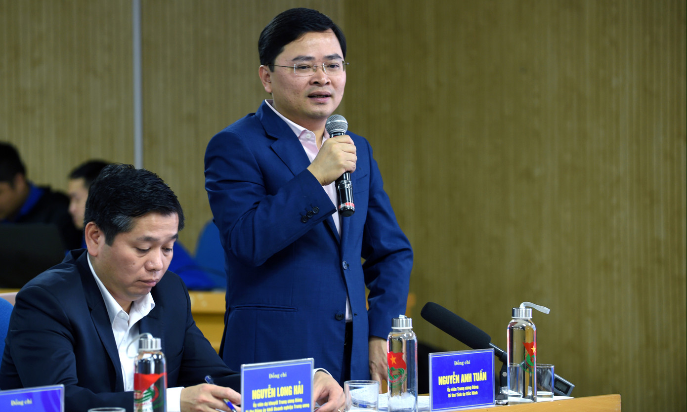 Ông Nguyễn Anh Tuấn phát biểu ý kiến tại tọa đàm. Ảnh: Xuân Tùng