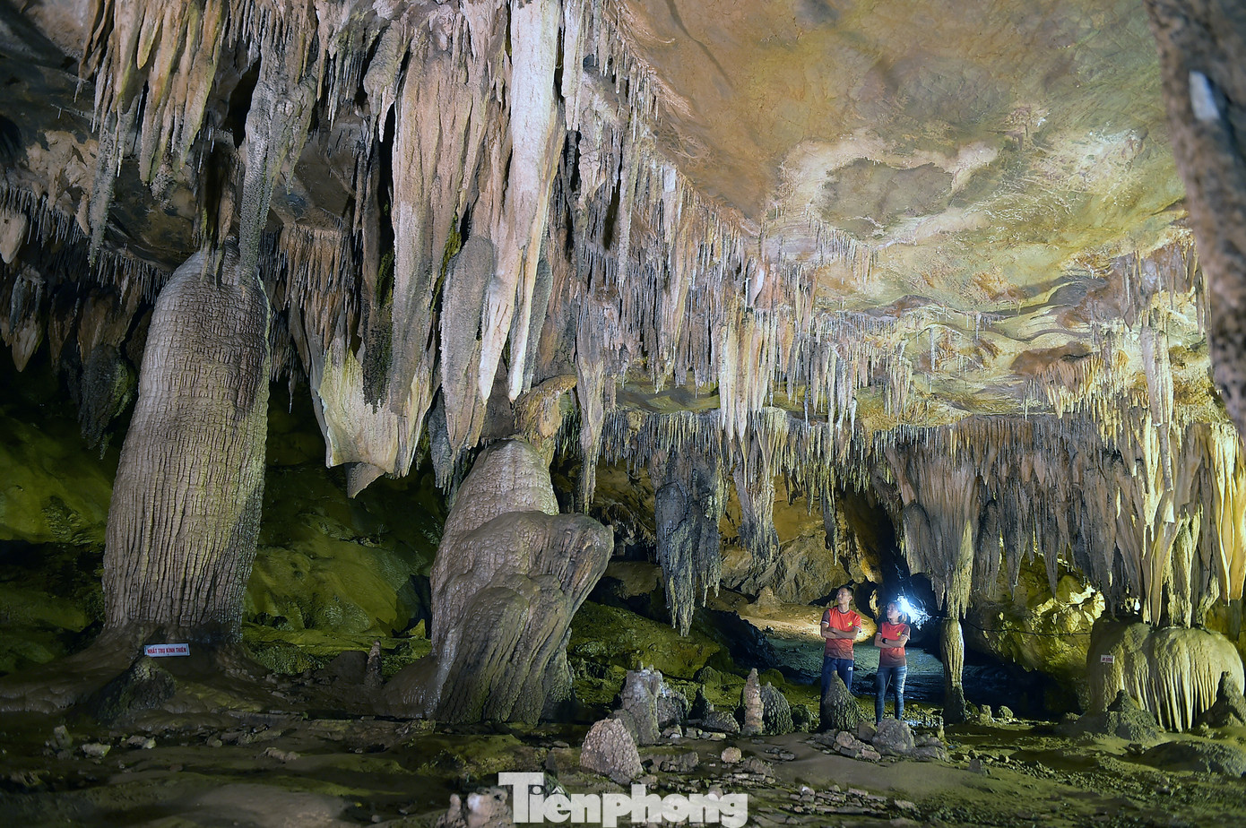 Thế giới thạch nhũ trong động Thiên Đường. Ảnh: Xuân Tùng