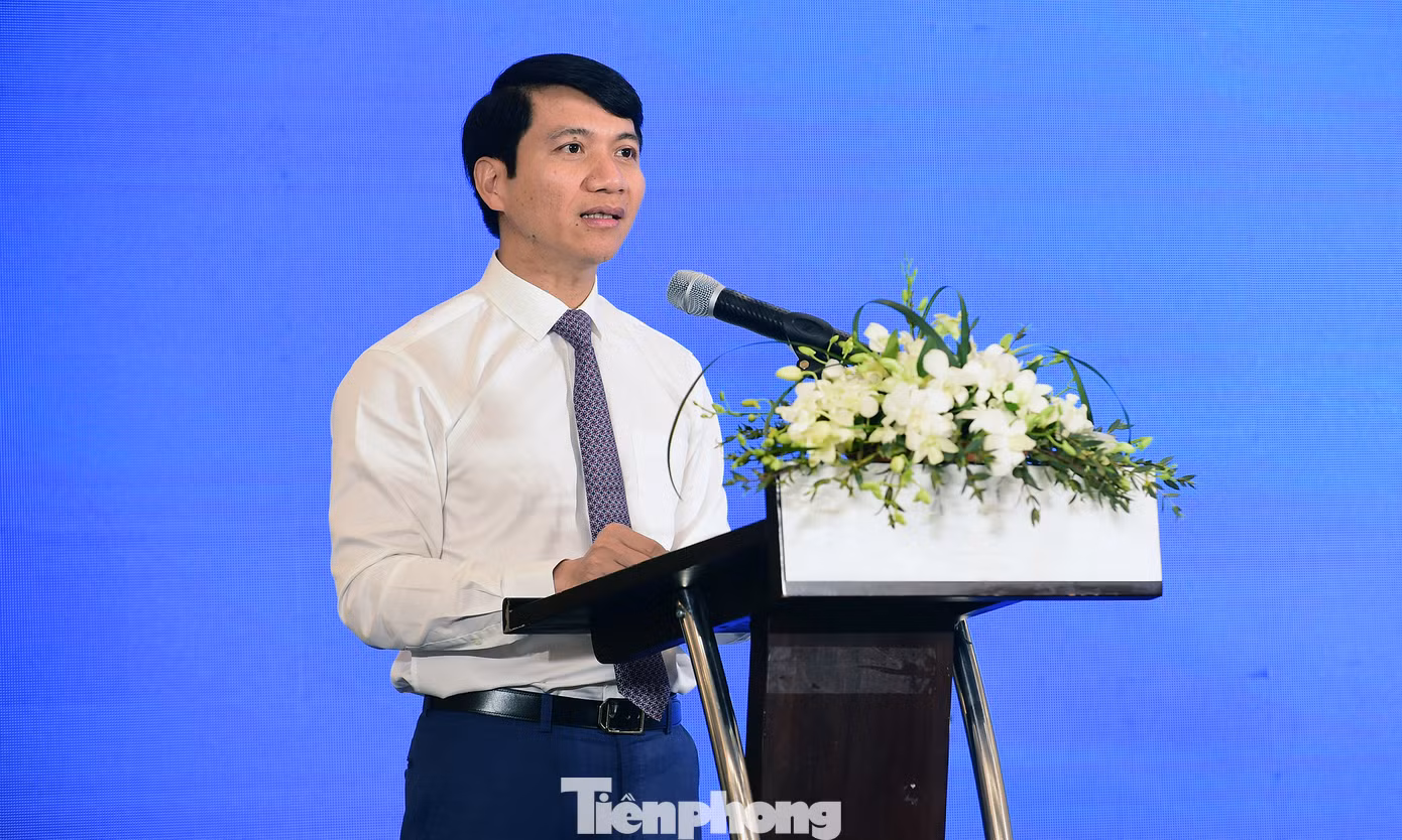 Anh Nguyễn Ngọc Lương phát biểu chỉ đạo tại hội nghị. Ảnh: Xuân Tùng