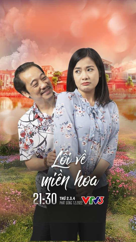 Đàm Hằng và Thanh Bình là cặp đôi được yêu thích trong "Lối về miền hoa".