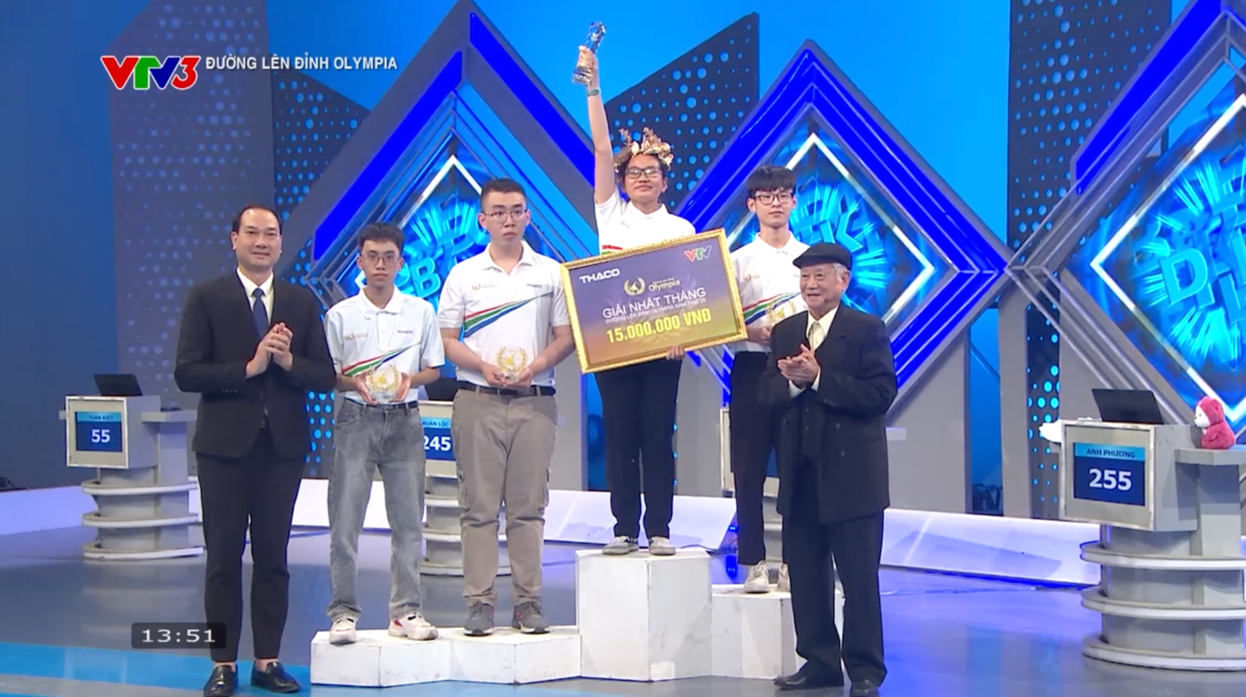 Chủ nhân vòng nguyệt quế Tháng 3 - Quý 2 là Huỳnh Nguyễn Anh Phương từ Cần Thơ. Chủ nhân vòng nguyệt quế Tháng 3 - Quý 2 là Huỳnh Nguyễn Anh Phương từ Cần Thơ.